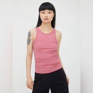 KIT + ACE $70 CYPRUS HIGH NECK RIBBED TANK​